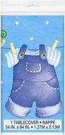 Cardboard Blue Clothesline Boy Baby Shower Cake Bunting Topper N30
