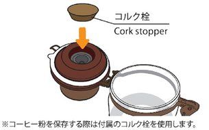 Hario CMHN-4 Ceramic Coffee Mill Canister N3