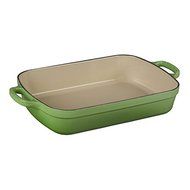 Le Creuset Signature Cast Iron Rectangular Roaster, 3.0-Quart, Palm