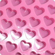 Sher Bakeware Silicone Heart Shaped Baking Molds for Chocolate N2