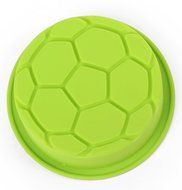 Home Value Colorful Silicone Sports Ball Set" Soccer, Tennis, Baseball, Basketball " Cake Mold, Assorted Colors... N5