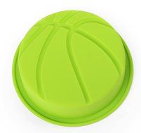 Home Value Colorful Silicone Sports Ball Set" Soccer, Tennis, Baseball, Basketball " Cake Mold, Assorted Colors... N6