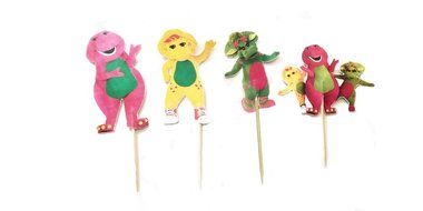 Barney Cupcake Toppers N2