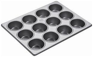 FocusFoodService 905045 Focus Cupcake Pan - 3 Rows of 4 - Pack of 12