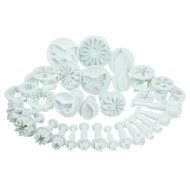 LIHAO 33 Piece Set Fondant Cake Cutters Sugarcraft Homemade Cake Decorating Tools Set N3