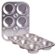 Taras Gifts Commercial 6-Cup Steel Muffin Pans (12)