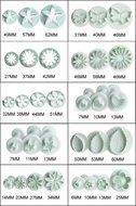 LIHAO 33 Piece Set Fondant Cake Cutters Sugarcraft Homemade Cake Decorating Tools Set N4