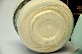 Japanese Mino Yaki ware Matcha Bowl And Tea Ceremony Set Green Tea 10.5 / 10.5 / 7.8cm (4.1 / 4.1 / 3inch)[7362] N4