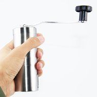 SZMWL Mini Hand Coffee Grinder Manual Coffee Press Ceramic Burr Grinder Made with Professional Grade Stainless...
