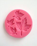 Baking Moulds Shapes 3D Christmas Tree Leaf leaves Fall Soft Silicone Mold Fondant Mat Cake Decorating Cupcake... N2