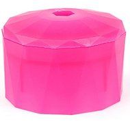 Sher 3D Large Diamond Plastic Ice Cube Mold Diamond Crystal Cube Freezer Ice Frozen Mold(Random Color) N3