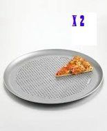 Calphalon Classic Bakeware 16-Inch Round Nonstick Pizza Pan (Pack of 2)