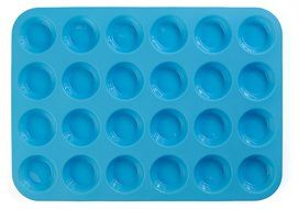 24 Cup Silicone Muffin &amp; Cupcake Baking Pan- Non Stick Silicone Mold- BPA-Free Reusable Bakeware- Heat Resistant... N7
