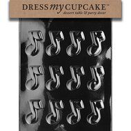 Dress My Cupcake Chocolate Candy Mold, Musical Note