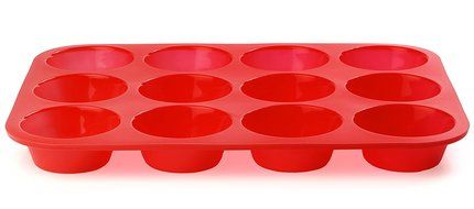 24 Cup Silicone Muffin &amp; Cupcake Baking Pan- Non Stick Silicone Mold- BPA-Free Reusable Bakeware- Heat Resistant... N8