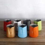 350ML Thick Stainless Steel Coffee Frothing Milk Latte Expresso Art Jug Pitcher - Green , As Described N20