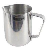 Dianoo Milk Pitcher, Stainless Steel Milk Cup, Good Grip Frothing Pitcher, Coffee Pitcher, Espresso Machines,... N5
