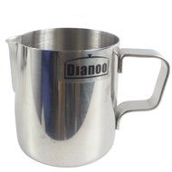 Dianoo Milk Pitcher, Stainless Steel Milk Cup, Good Grip Frothing Pitcher, Coffee Pitcher, Espresso Machines,... N6