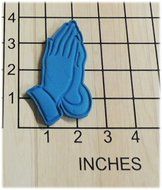 Church Praying Hands Shaped Cookie Cutter and Stamp #1267