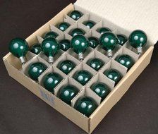 Novelty Lights, Inc. G40-E12-5W-S-FR Globe Outdoor Patio Party Christmas Replacement Bulbs, Frosted White, 25... N24