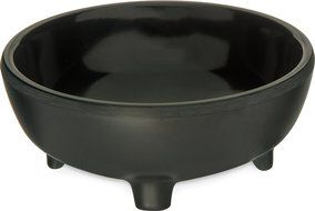 Carlisle 087303 Melamine Molcajete Ramekin, 3- oz. Capacity, 1.50 x 3.75", Black (Case of 48) N5