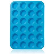Bessmate Silicone Muffin Pan -12 Cups Blue Mold &amp; Baking Tray- Reusable, Non-Stick Bakeware For Cupcakes and Cakes... N5