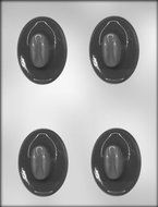 CK Products 3-Inch Cowboy Hat Chocolate Mold