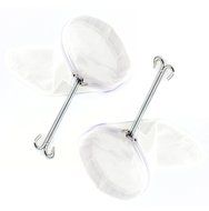 Thai Iced Tea Filter, Traditional Stainless Steel Thai Tea Strainer with Zipper Removable Strainer Sock N8
