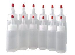 2oz Multi-use Plastic Squeeze Bottles 12/pk Cake Decorating Paint Crafts Condiments 2 oz 60ml with Yorker Caps N4