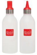 Elizabeth Karmel's Saucy 16-Ounce Squeeze Bottles with Decorator Tips, Set of 2 N3
