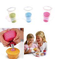 XH Cupcake Cake Core Remover Cake Plunger Corer Decoration Kit Set