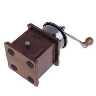 New Wooden Stand Bowl Mill Manual Coffee Bean Grinder Kitchen Hand Grinding Tool N2