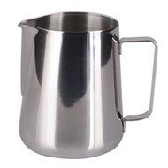 Milk Pitcher, Frothing Pitcher, Gotd Stainless Steel Milk Cup Milk Frothing Pitcher 350ML 12 Oz (Silver) N6