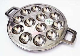 Kanom Krok Pan Cover for Sale in Amazon , Kanom Krog Coconut Pancakes Griddle Thailand with LID Small Size ,Thai... N5