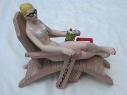 Beach Wedding Cake Topper with Chairs by Magical Day N3