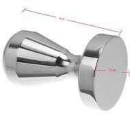 Sealike 51mm Heavyduty Stainless Steel Coffee Bean Espresso Tamper Espresso Press Flat Base with Stylus N2