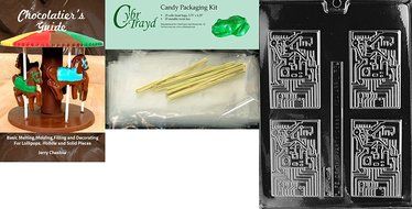 Cybrtrayd J033 Computer Chip Chocolate Candy Mold with Exclusive Cybrtrayd Copyrighted Chocolate Molding Instructions N2