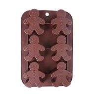 Generic Silicone Mold Gingerbread Man Bakeware Dishwasher Safe