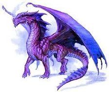 1/4 Sheet ~ Purple Majestic Dragon Birthday ~ Edible Image Cake/Cupcake Topper!!!