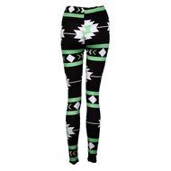 PHOTNO Casual Women Lady Skinny Geometric Print Stretchy Jegging Pants Slim Leggings N109