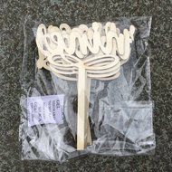 10pcs 1-10 Wooden Table Numbers On Sticks For Wedding Or Home Decoration (Wood Color) N2