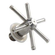 YBB Portable Cup Washing Machine Table Glass Rinser Stainless steel for Household/Bar/laboratory (Counter Top) N9