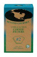Beyond Gourmet Disposable Coffee Filter Cone, Number 4-Size Filter, Brews 8 to 12-Cup, Box of 100 N3