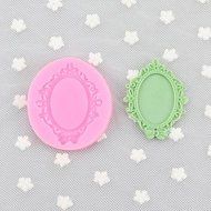 Sher Mirror Fondant Cake Cake Chocolate Silicone Molds,Decoration Tools Bakeware N2