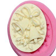 Y&amp;XL&amp;H Cameo Silicone Bell Mold Silicone Christmas Mold N2