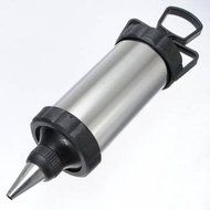 UR Bakeware Metal Cake Decorating Pastry Icing Piping Gun 4 Nozzle Tip Set N4