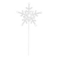 Rhinestone Snowflake Cake Topper Wedding Anniversary Decoration N8