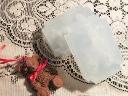 Mold for Furry Teddy Bear Shape 2.5 inch Silicone Mold N3