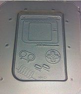 Flexible Resin or Chocolate Mold 8 Bit Video Game Player 2.5&quot; x 1.5&quot; x 0.25&quot; Deep N2