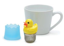 Just Ducky Floating Duck Stainless Steel Mesh 2" Loose Tea Infuser Drip Cup N4